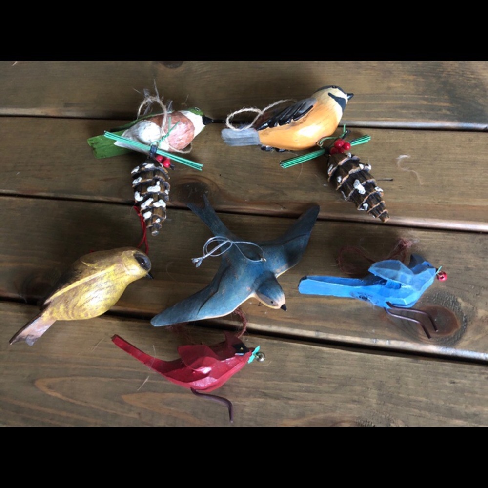 Bird ornaments (lot of 30)